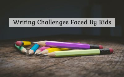 What are the challenges faced by kids when writing?